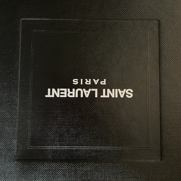 YSL black shiny leather pointy toe pump - Picture 5 of 9